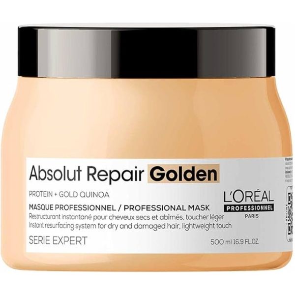 Máscara Capilar L'Oréal Professionnel Paris Absolut Repair Golden - 500mL