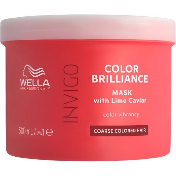 Máscara Capilar Wella Color Brilliance Cabelo Grosso - 500mL
