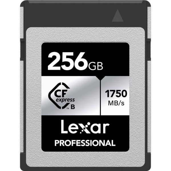 Memória CFexpress Lexar Professional Tipo B Silver 1750 MB/s-1300 MB/s 256 GB (LCXEXSL256G-RNENG)