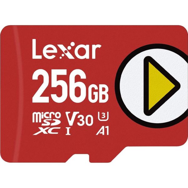 Memória Micro SD Lexar Play Gaming/Mobile 205-140MB/S C10 256 GB (LMSPLAY256G-BNSNU)