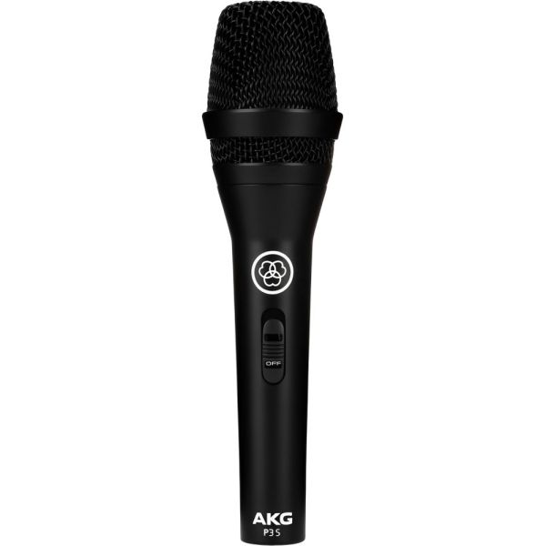 Microfone Sem Fio AKG P3S Dynamic Perception XLR Cardioide - Preto