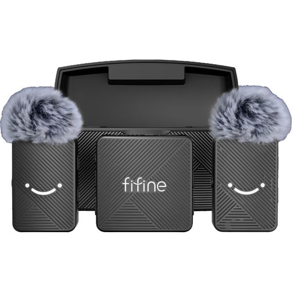 Microfone Sem fio Fifine M9 USB-C Dual - Preto