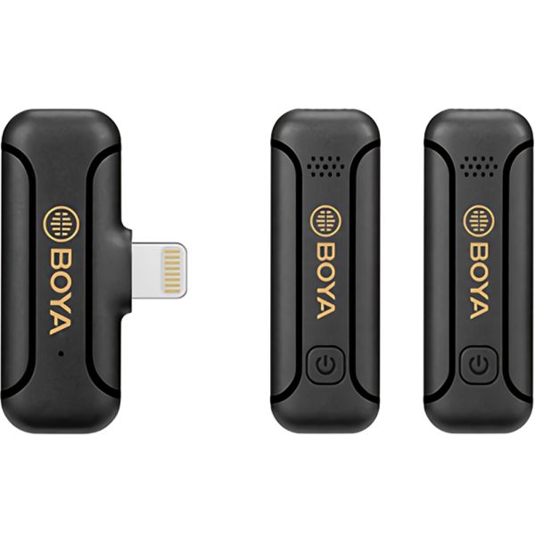 Mini Microfone sem Fio Boya BY-WM3T2-D2 - Preto