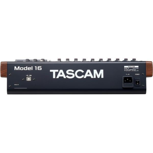 Misturador Digital Tascam Model 16 14 Canais - Preto/Madeira