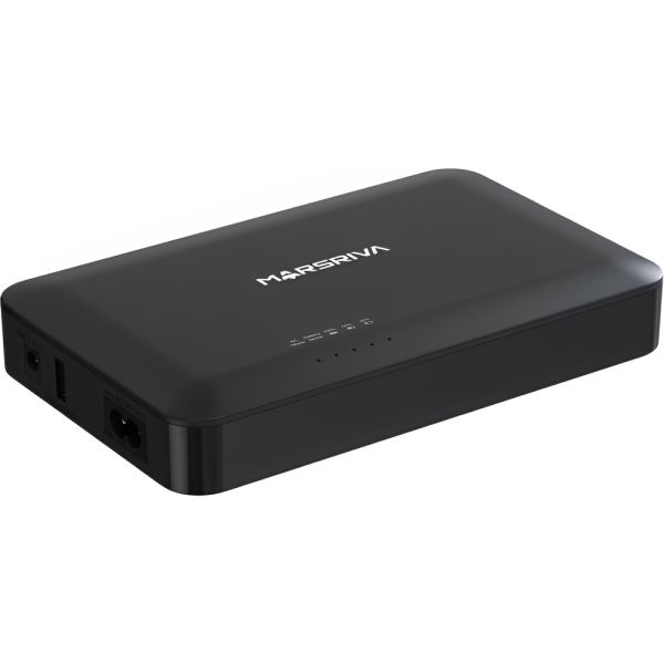 Nobreak UPS Mini Marsriva KP1 Pro 8000 mAh 30 W - Preto
