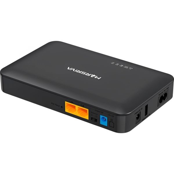 Nobreak UPS Mini Marsriva KP2 Ultra 16000 mAh 30 W - Preto