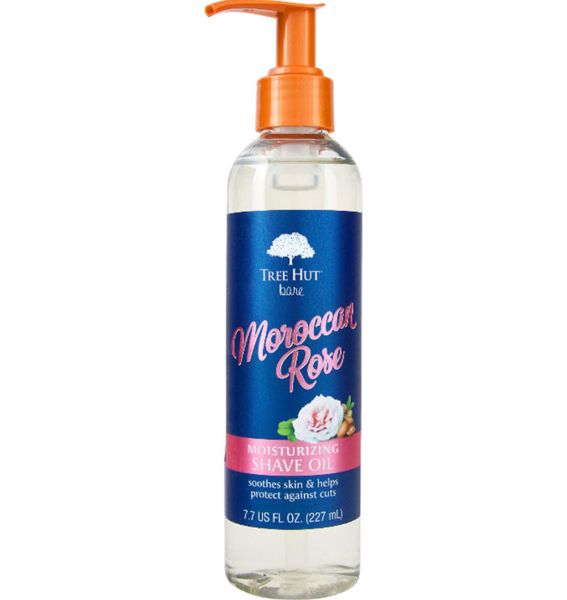 Óleo de Barbear Hidratante Tree Hut Moroccan Rose - 227mL