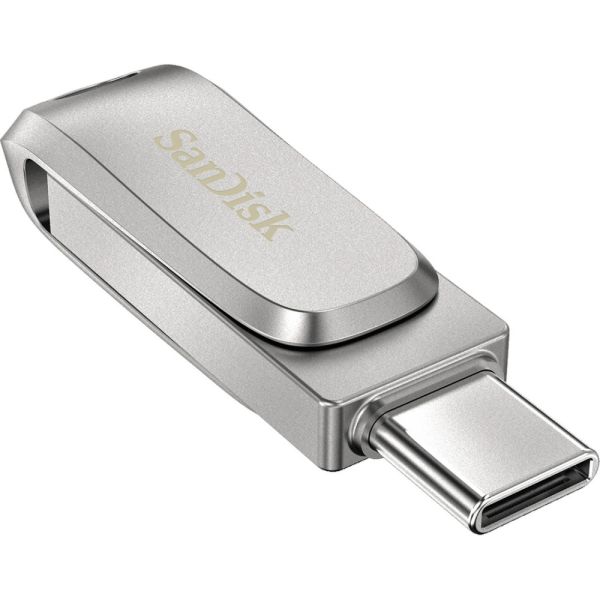 Pen drive SanDisk Ultra Dual Drive Luxe USB-C 3.1 de 512 GB - Prata (SDDDC4-512G-G46)