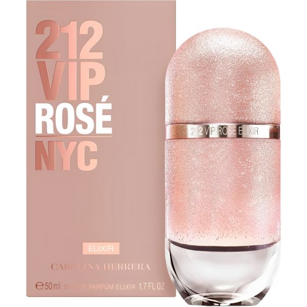 Perfume Carolina Herrera 212 VIP Rosé Elixir EDP - Feminino 50mL