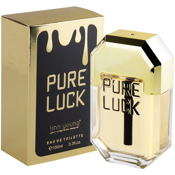 Perfume Linn Young Pure Luck EDT - Masculino 100mL