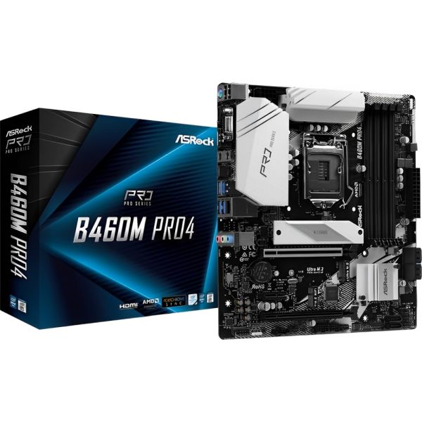 Placa Mãe ASRock B460M Pro4 LGA 1200 DDR4
