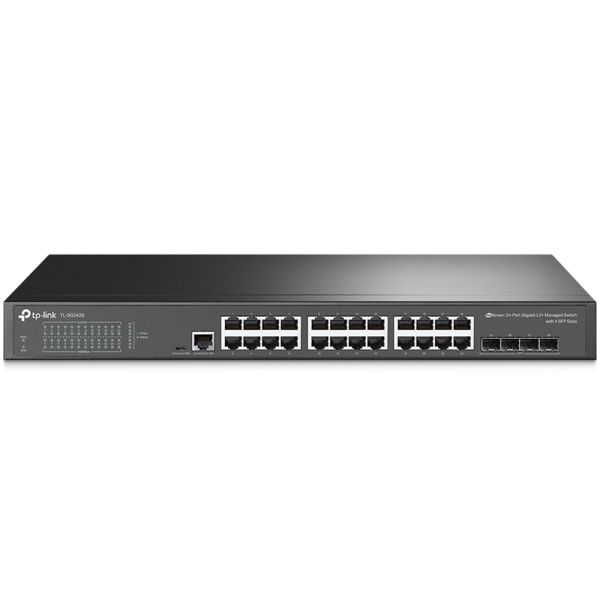 Switch Gerenciável TP-Link TL-SG3428 de 24 Portas 10/100/1000Mbps