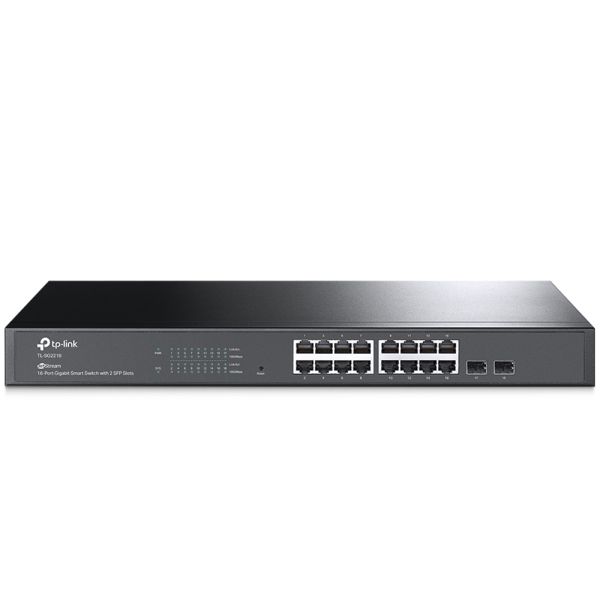 Switch Inteligente TP-Link JetStream TL-SG2218 de 16 Portas Gigabit com 2 Slots SFP