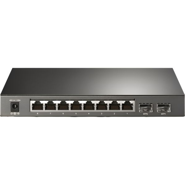 Switch TP-Link TL-SG2210P T1500G-10PS com 8 portas a 10/100/1000 Mbps