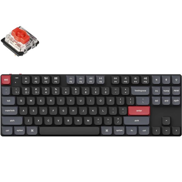 Teclado Gamer Mecânico Redragon Faye Pro K685WB-RGB-PRO RGB Sem Fio Switch Red - White/Blue (Inglés)