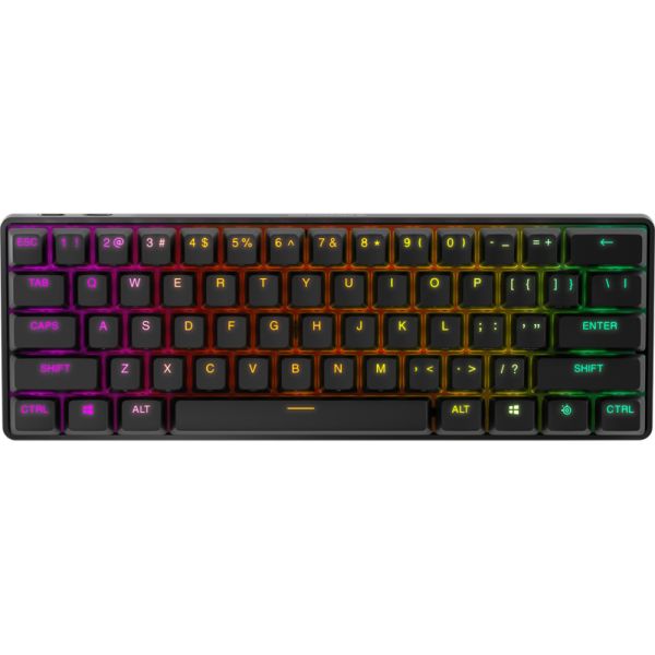 Teclado Sem fio Gamer SteelSeries Apex Pro Mini RGB - Preto (Inglês)