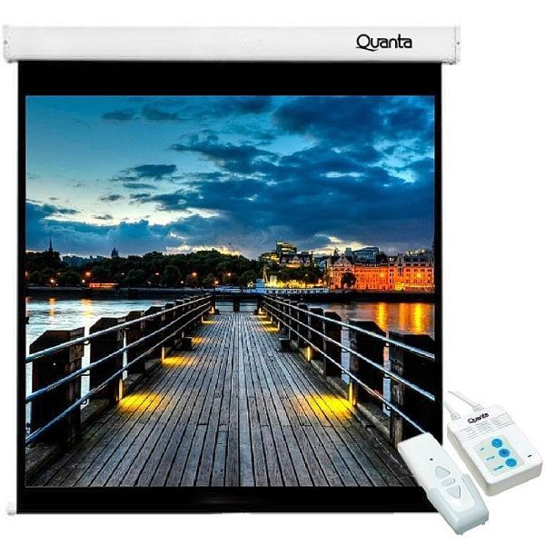 Tela de Projeção Quanta QTTLE150 150" 220v - Branco