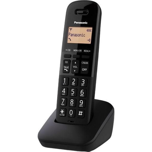 Telefone Sem fio Panasonic KX-TGB310LAB 1 Base - Preto