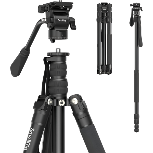 Trípode SmallRig Kit Vídeo CT180 3760B - Preto