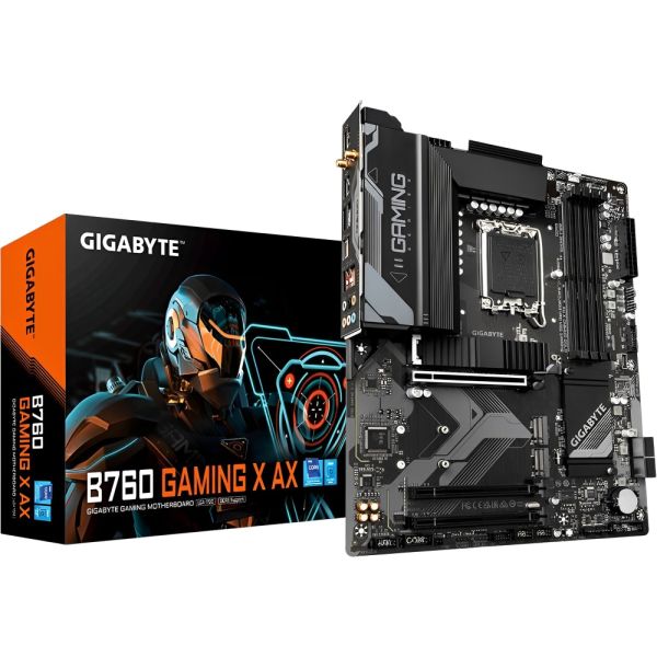 Placa Mãe Gigabyte B760 Gaming X AX LGA 1700 DDR5