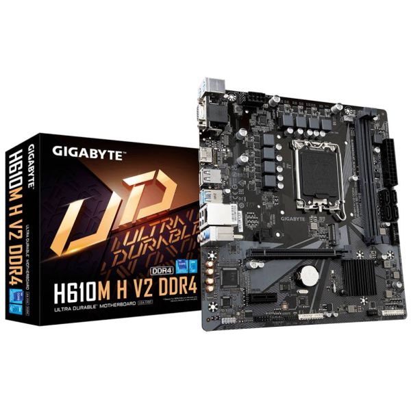 Placa Mãe Gigabyte H610M H V2 1700 DDR4