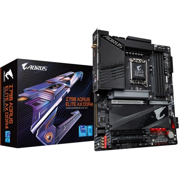 Placa mãe Gigabyte Z790 AORUS Elite AX LGA 1700 DDR4