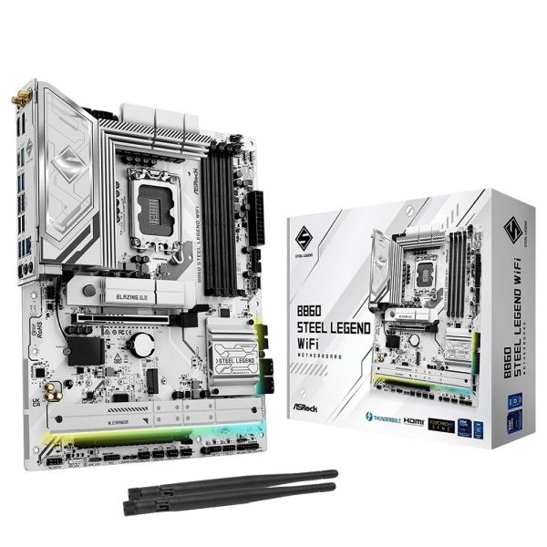 Placa-mãe ASRock B860 Steel Legend LGA 1851 DDR5 Wifi