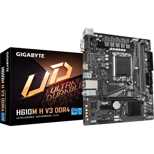 Placa-mãe Gigabyte H610M H V3 LGA 1700 DDR4