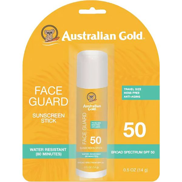 Protetor Solar Australian Gold Face Guard Stick SPF 50 - 14g