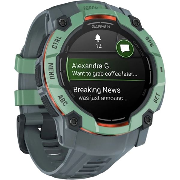 Relógio Smartwatch Garmin Instinct 3 Solar 50 mm - Preto (010-02935-00)