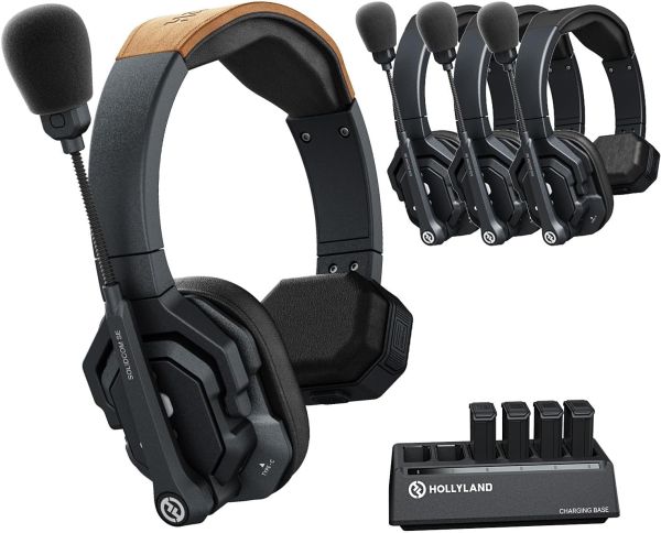 Sistema de Fones Hollyland Solidcom HL-SOLIDCOM SE-4S Dual