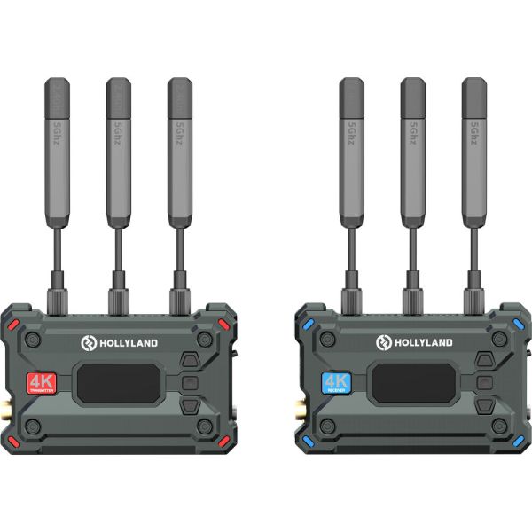 Sistema de Transmissão de Vídeo Hollyland Pyro S 4K HDMI Sem Fio - Preto