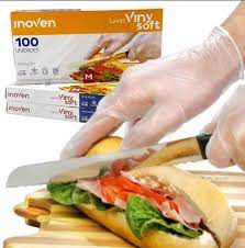 Luva Vinysoft M 100 unids