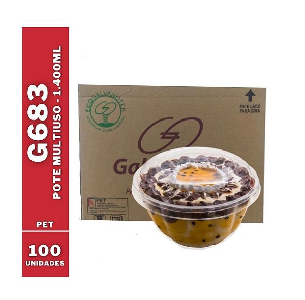 Galvanotek G683 Pote Multi Uso 1400ml c/tampa 100 unids