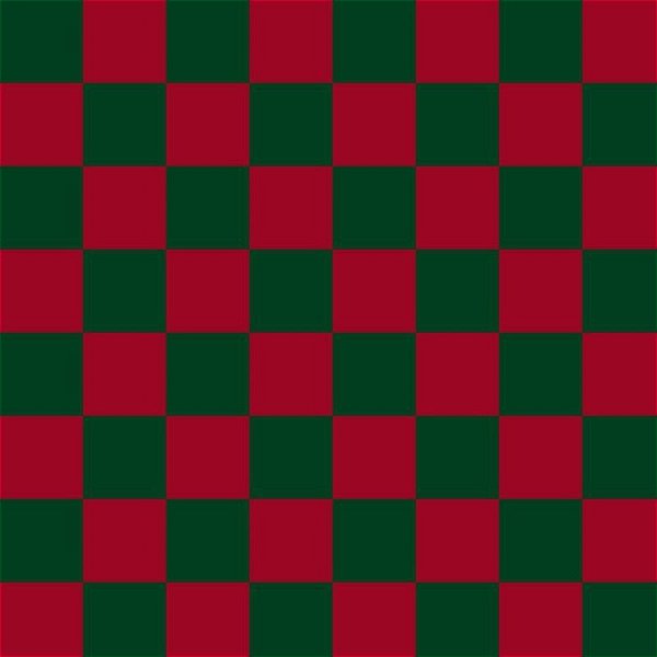 Toalha Perolada 80x80 Xadrez Vermelho/verde 10 unids
