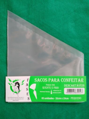 Saco Confeitar Descartavel 32x19 c/5 unids