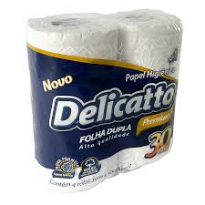 Papel Higiênico Delicatto Fl Dupla 30mts  16pctsx4rls