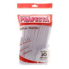 Garfo Refeição Master Branco PraFesta 50unids