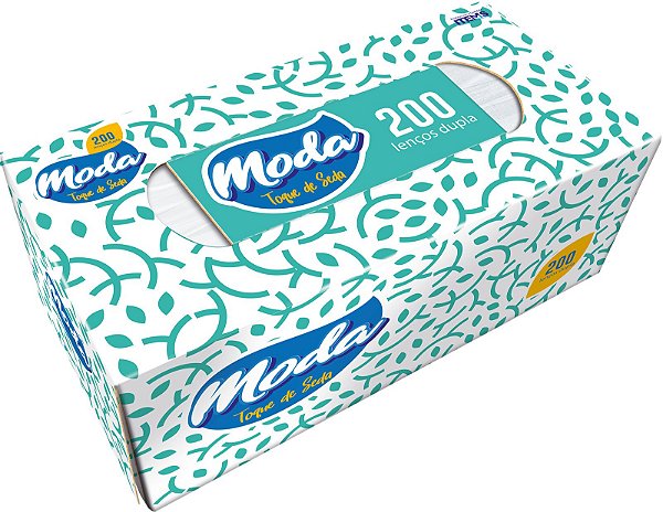 Lenço Papel Moda 20cmx19cm Toque de Seda 200fls