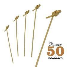 Espeto Knotted Stick 15cm Bambu (nó) 50 unids