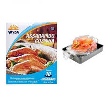Saco Assarapido Cozinha 41x33cm c/presilhas 10 unids