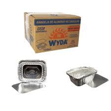 Marmitex Aluminio 135ml Wyda (DSM) c/tampa 100 unids