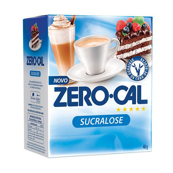 Adoçante Sachê Zero Cal Sucralose 50 envelopes