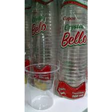 Copo Semi Acrilico 200ml Plastilania 25 unids