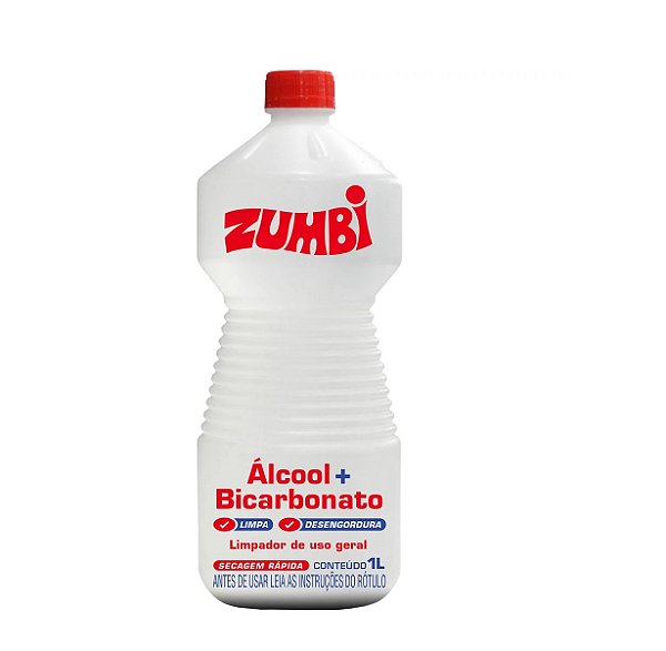 Álcool Liquido com Bicarbonato Zumbi 1lt