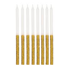 Vela Espiral Gigante Branca e Dourada 8 unids