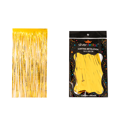 Cortina Metalizada 100x200cm unid
