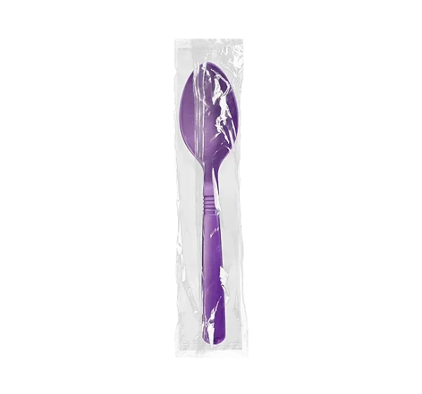 Colher Sache Roxa Açai Maromba+Guardanapo 25unids
