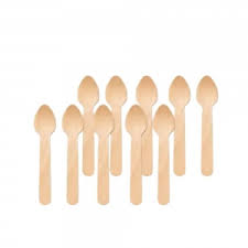Colher Sobremesa Madeira 11cm Talge 100unids