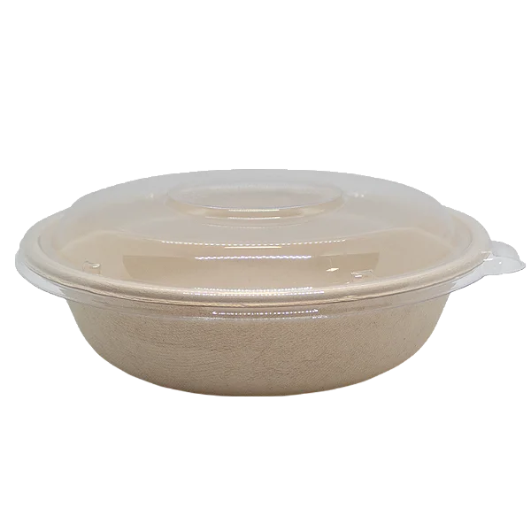 Bowl Fibra Vegetal 1250ml + Tampa Pet (CR32B) 50 unids